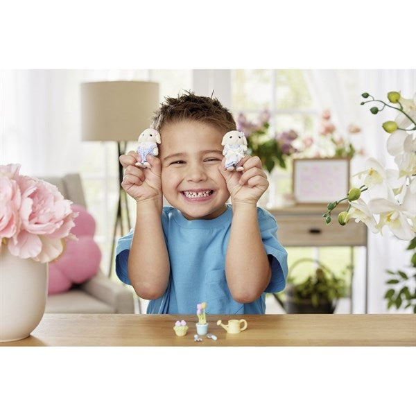 Køb Sylvanian Families® Blomsterhavesæt - Flora Kanin Bror & Søster