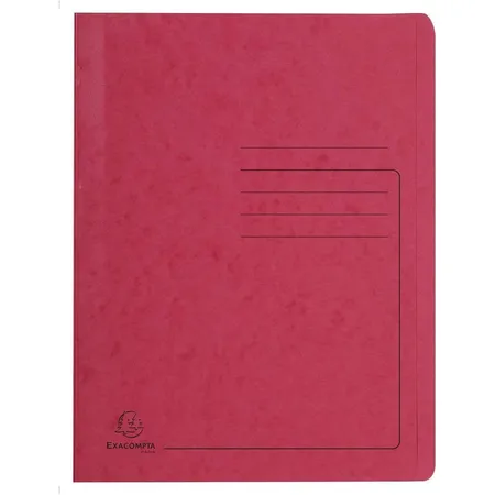 Exacompta Schnellhefter Colorspan bedruckt, 24 x 32 cm, für DIN A4, bis zu 350 Blatt, rot