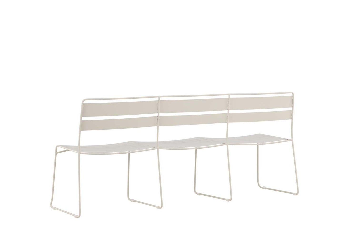 Lina tuinbank 2 pers. beige. 180X55X78cm