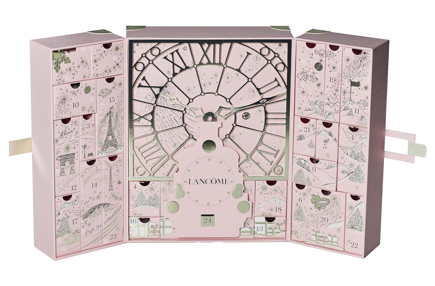 Lancôme Adventskalender 2025 – 24 Luxus-Beauty-Überraschungen (6 Full-Size + 18 Reisegrößen) | Makeup, Pflege & Parfum | Bundle