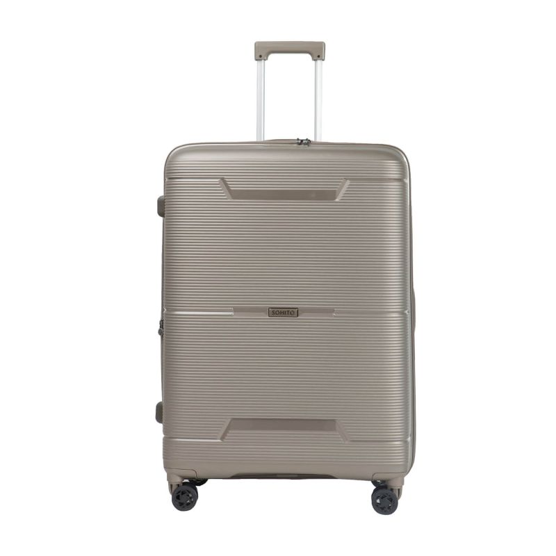 Lot de 3 valises extensibles Haree 55, 67 et 76.5 cm Pearly gold