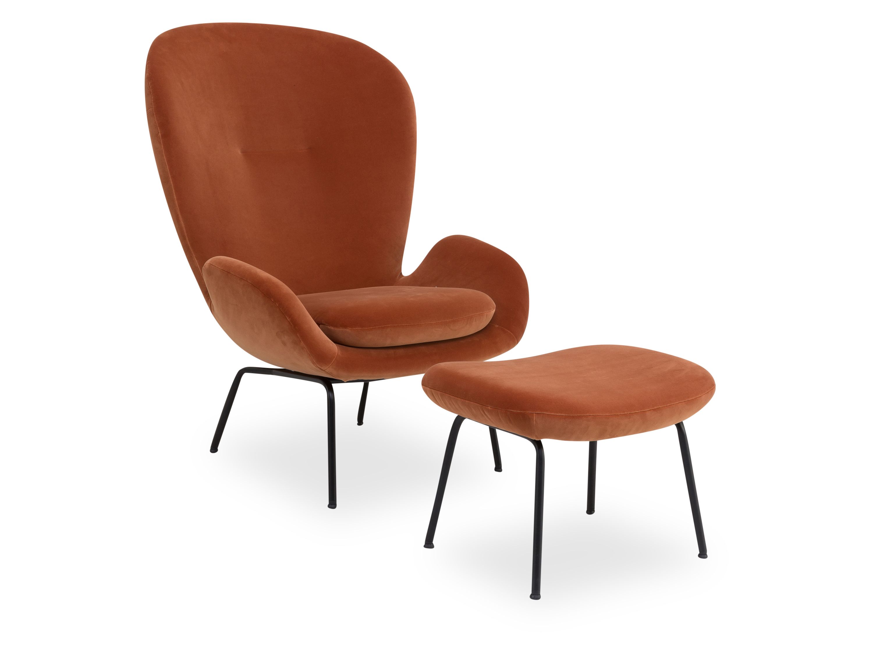Sessel ROLF BENZ   Hocker 594