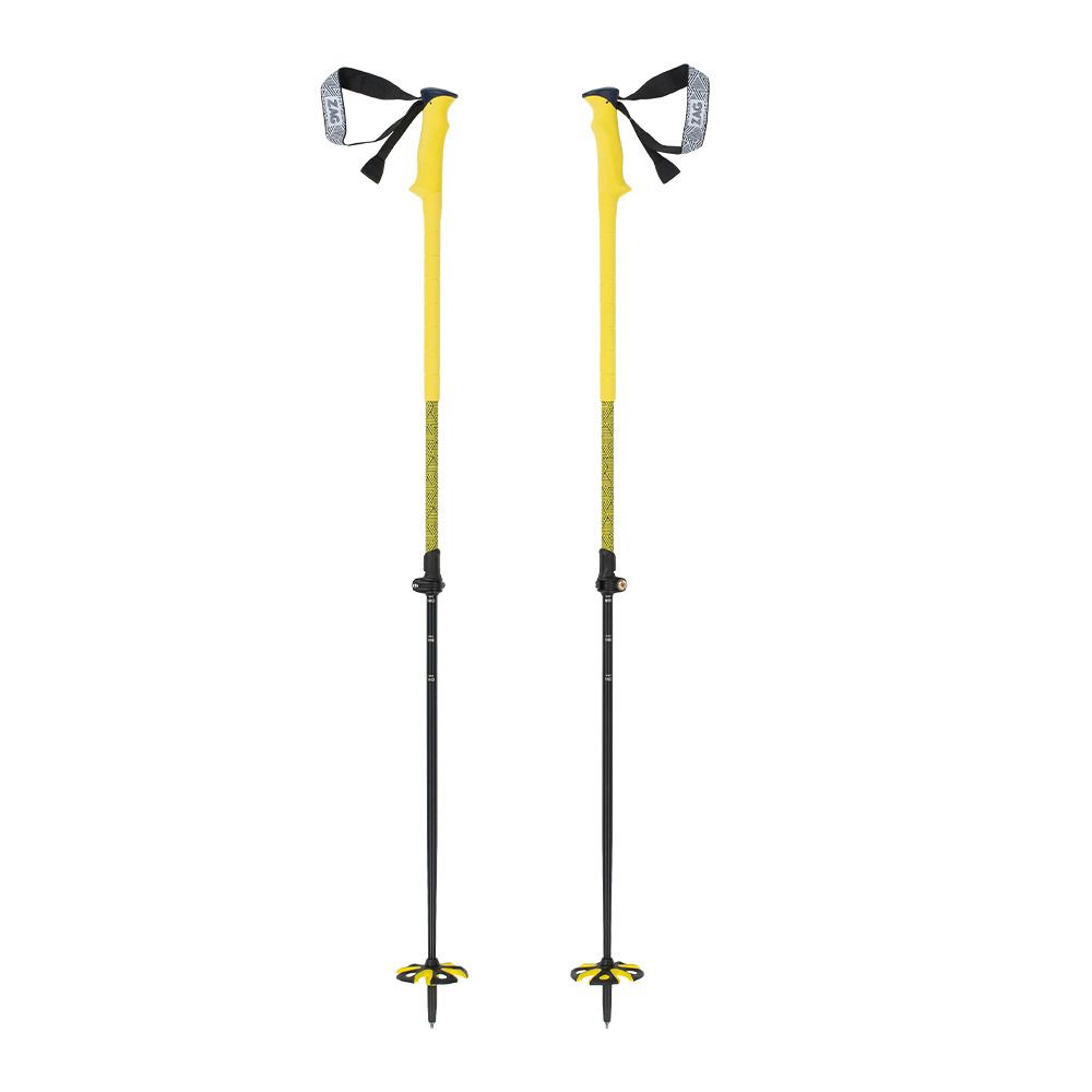 Zag NORTH VARIO - Bâtons ski noir/jaune