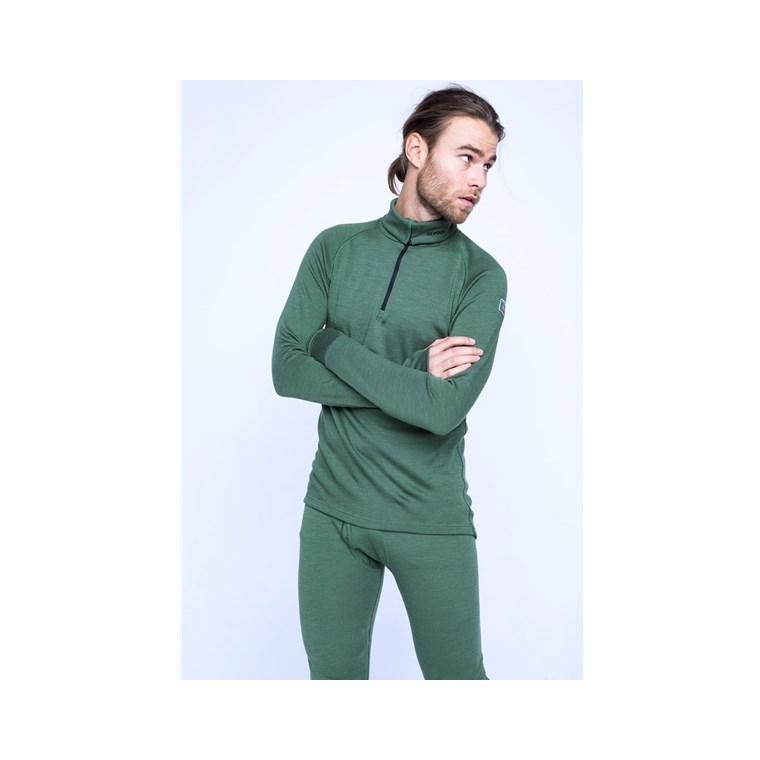 Devold Expedition Merino 235 Z.Neck Man Forest