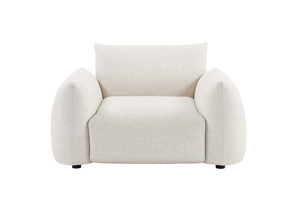 In- und Outdoor Gartensessel SEAHAWK creme Aluminium Olefin 1-Sitzer Sofa wetterfest