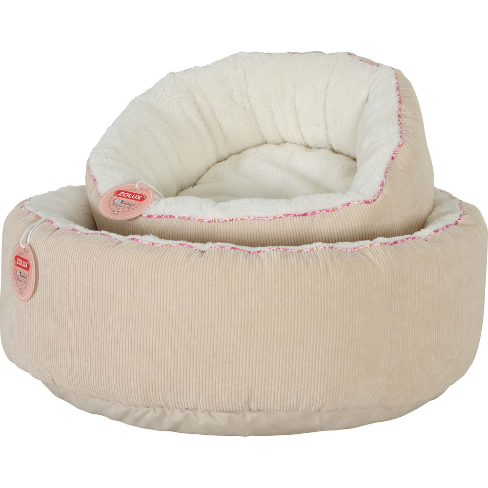 Corbeille pour chats en velours côtelé bloom xl