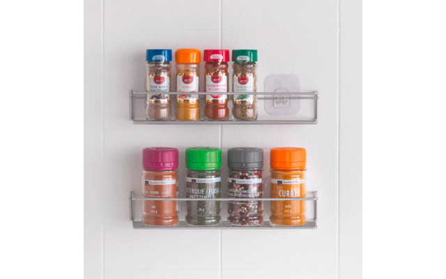 Metaltex Paprika Gewürzregal mit U-Fix Hacken