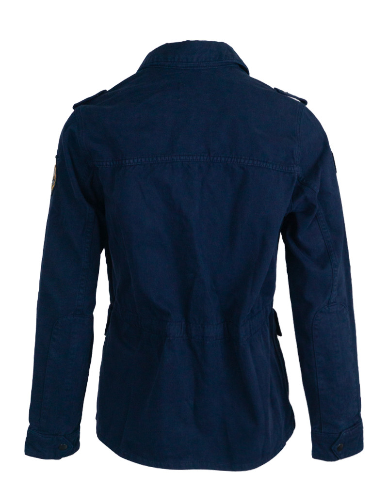 ATELIER BOHÈME VESTE SAHARIENNE VANINA BLEU MARINE