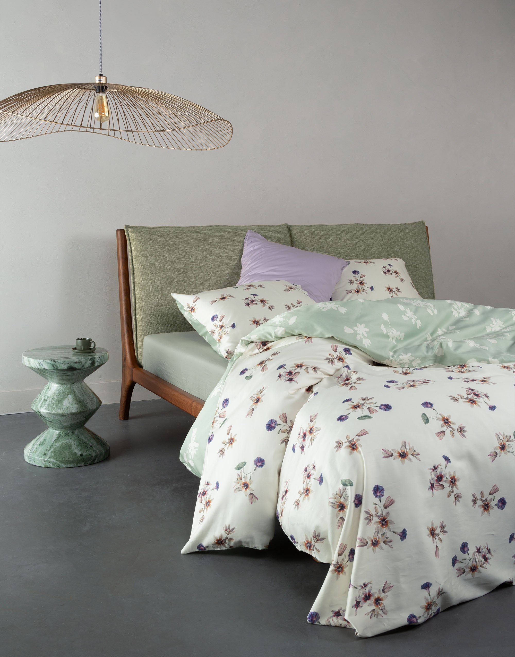 Essenza Fiora Dekbedovertrek 240 x 220|220 cm - Vanille