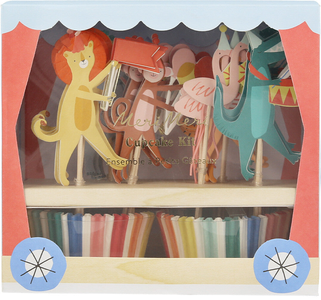 Meri meri cupcake set animal parade