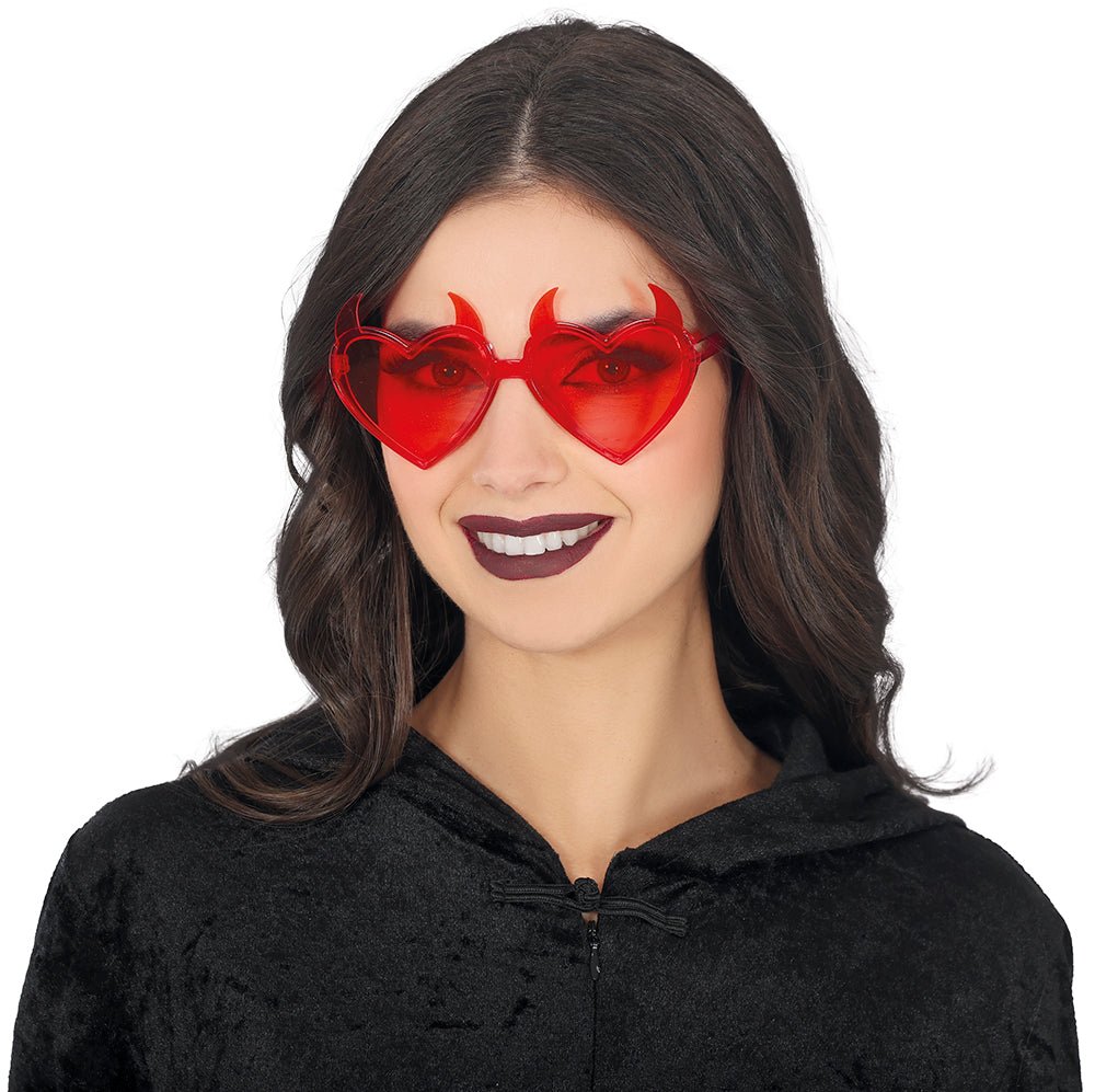 Halloween Bril Rood Duivel