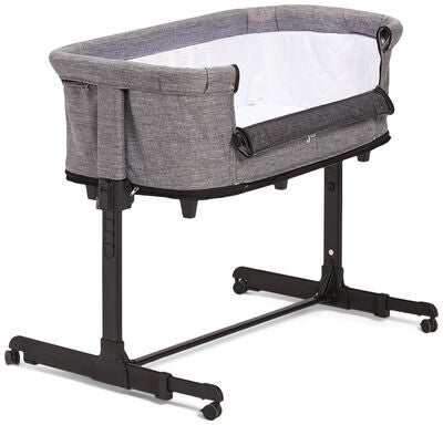 JLY ALLIE Bedside Crib- & Lekegrind, Mørkegrå