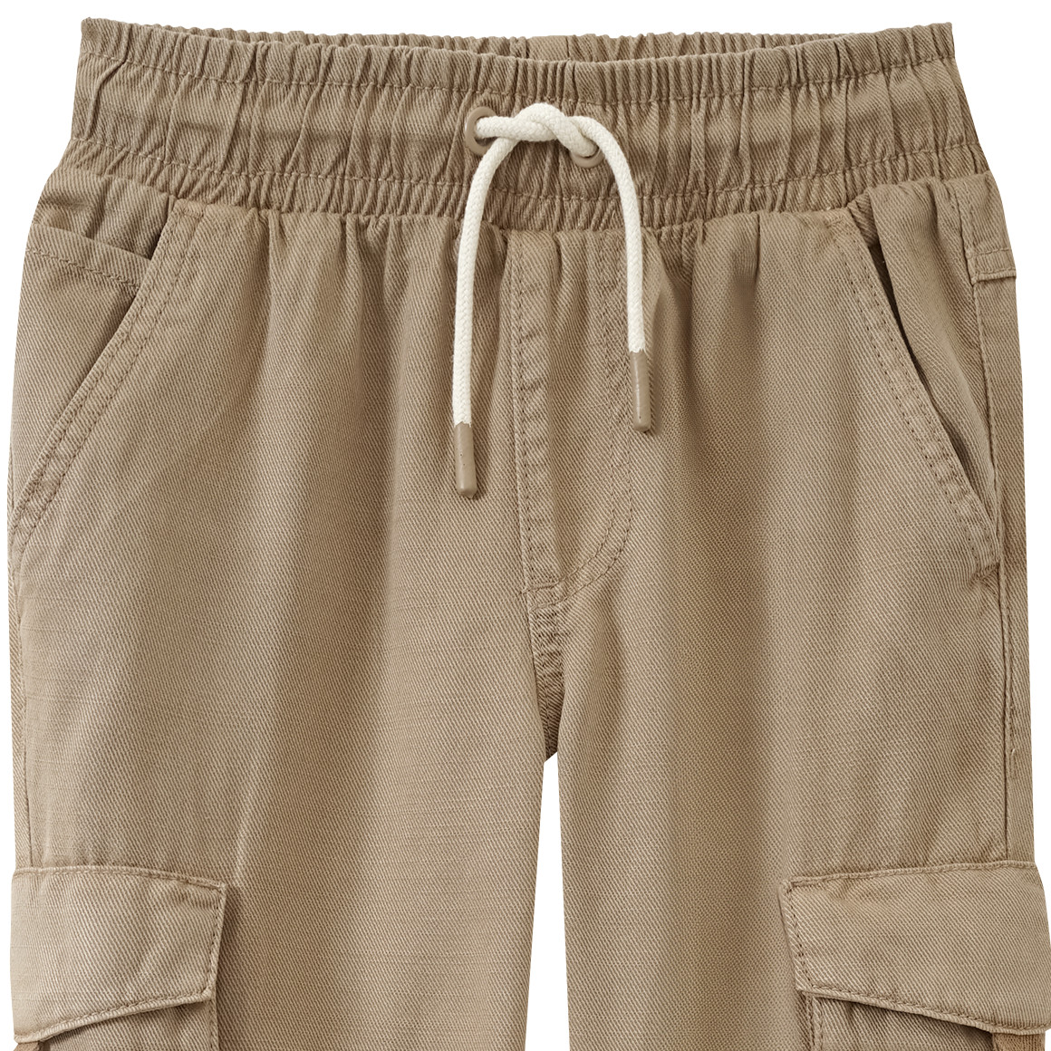 Yigga Jungen Cargohose mit Tunnelzug hellbraun