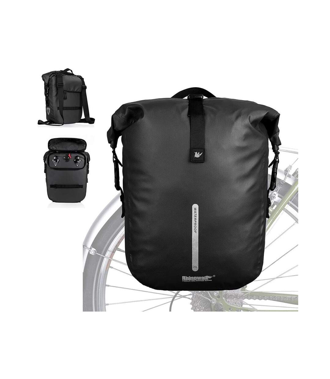 Sacoche de vélo arrière imperméable
