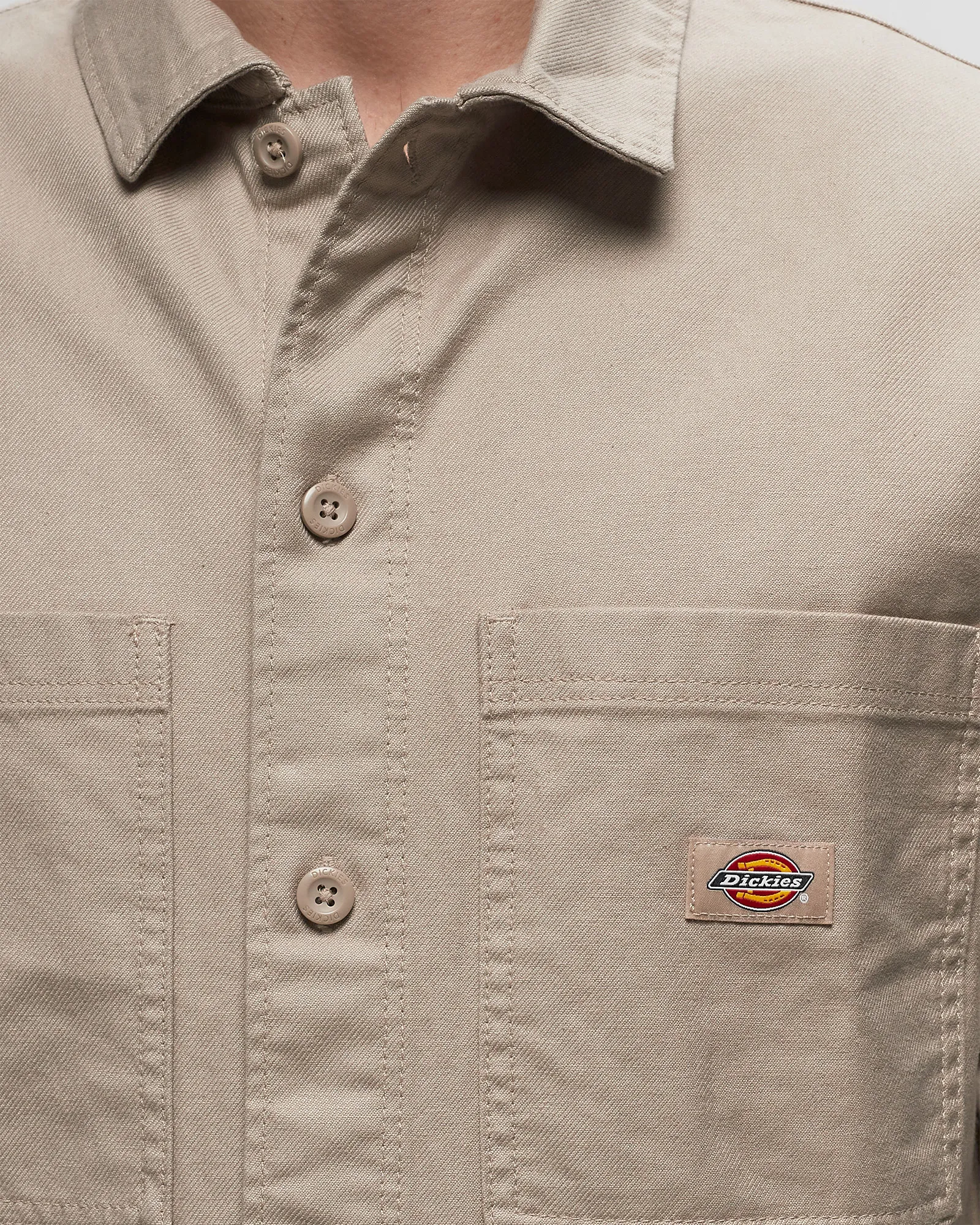 DICKIES FLORALA SHIRT SANDSTONE