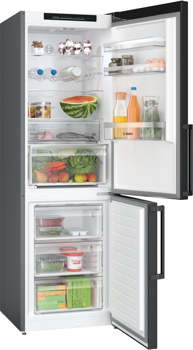 Bosch Serie 4 kølefryseskab KGN36VXCT (black inox-antifingerprint)