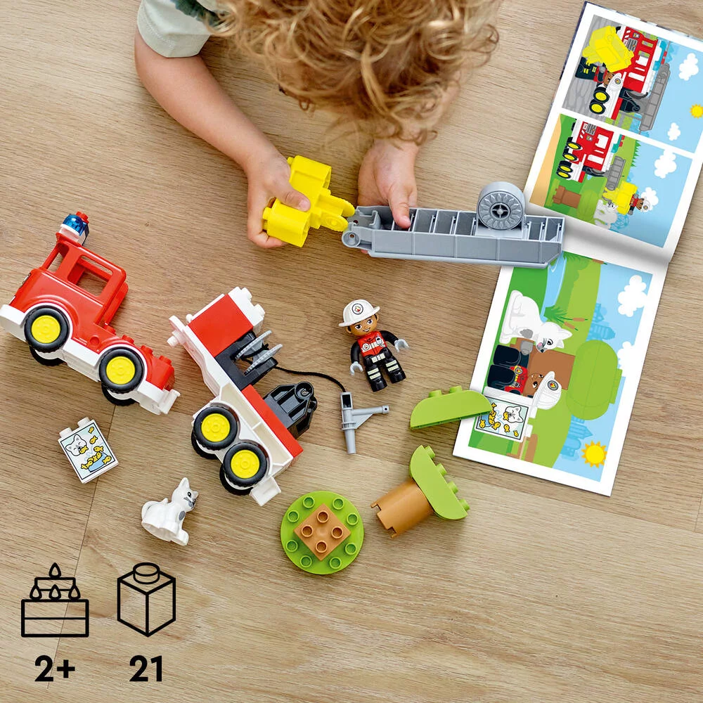 LEGO®DUPLO®MA VILLE 10969 - LE CAMION DE POMPIERS