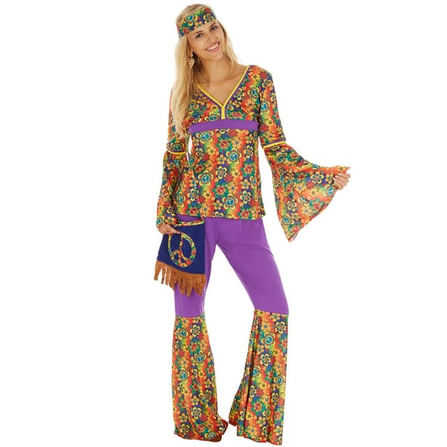 Sød Hippie 70'er kostume