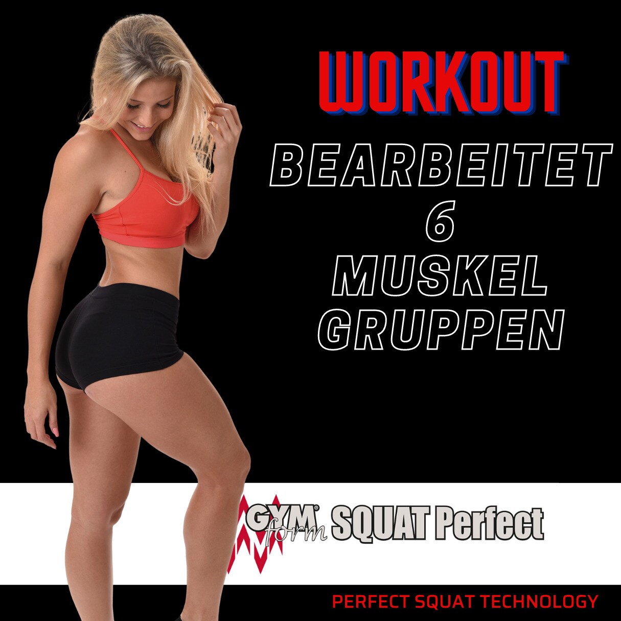 Gymform® Kniebeugen Trainer für die Beinmuskulatur Squat Perfect