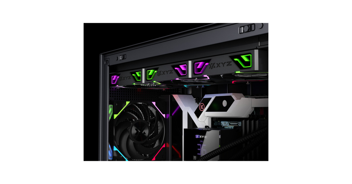 XYZ PC GearHydrotemp AIO 360 waterkoeling  (Zwart, ARGB, PWM)