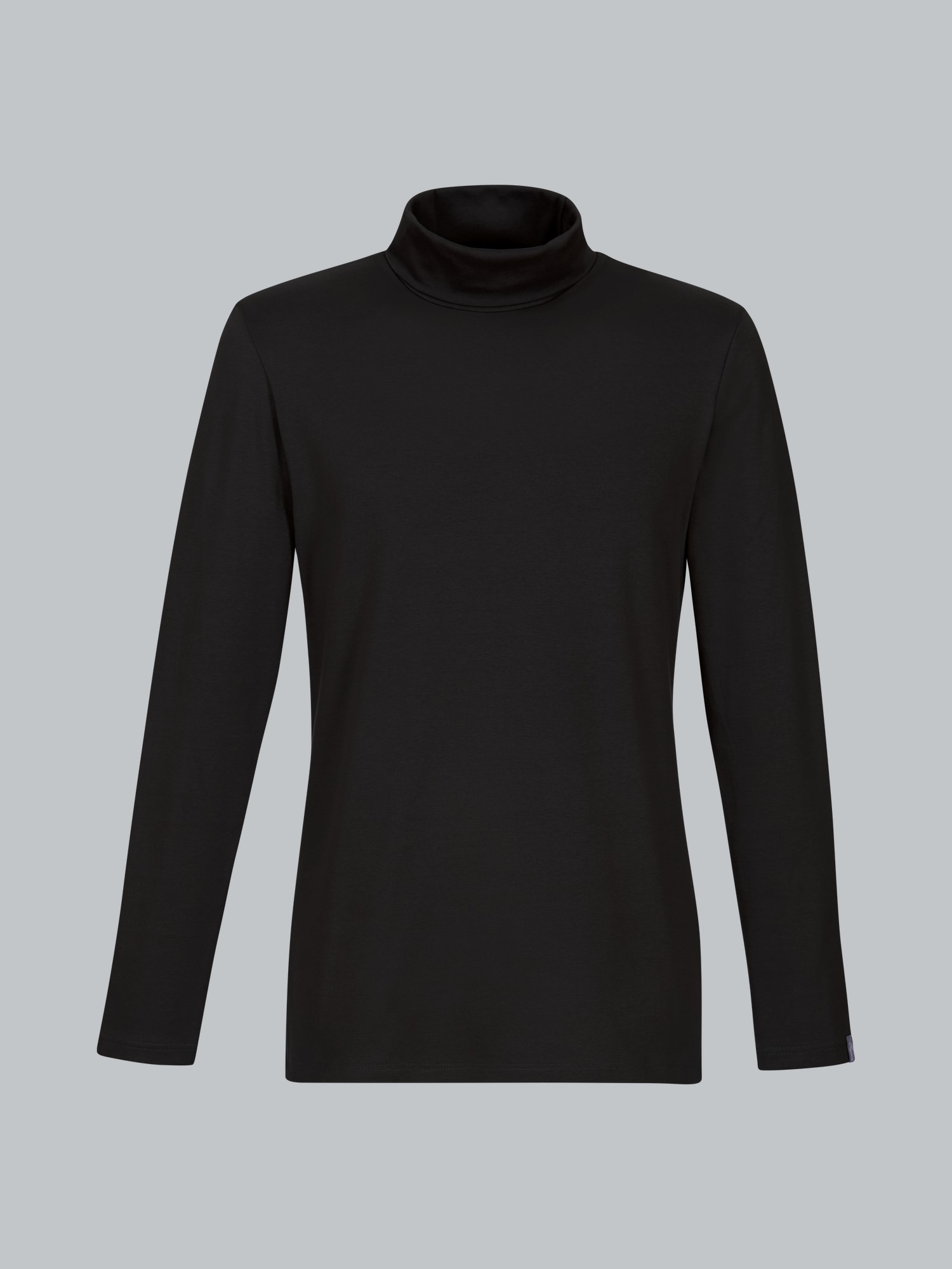 Rollkragenshirt Schwarz