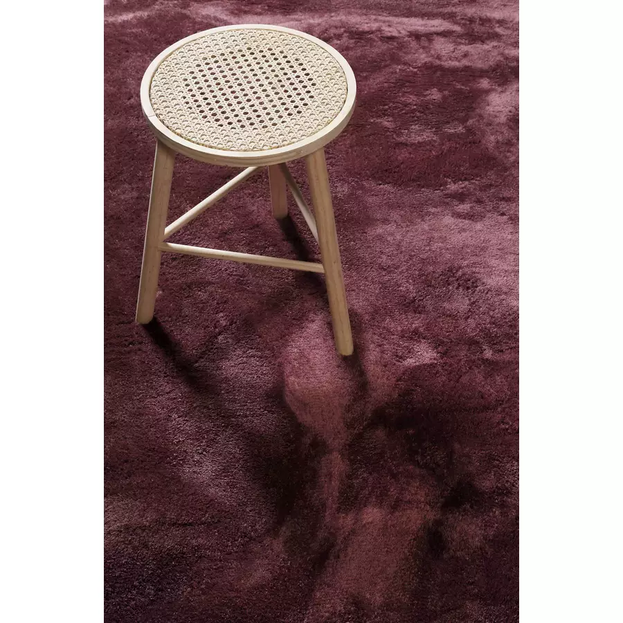 Homie Living Hochflorteppich Sienna bordeaux