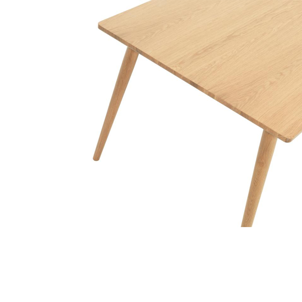 Verlengbare houten eettafel Boas - 150 x 90 cm Naturel