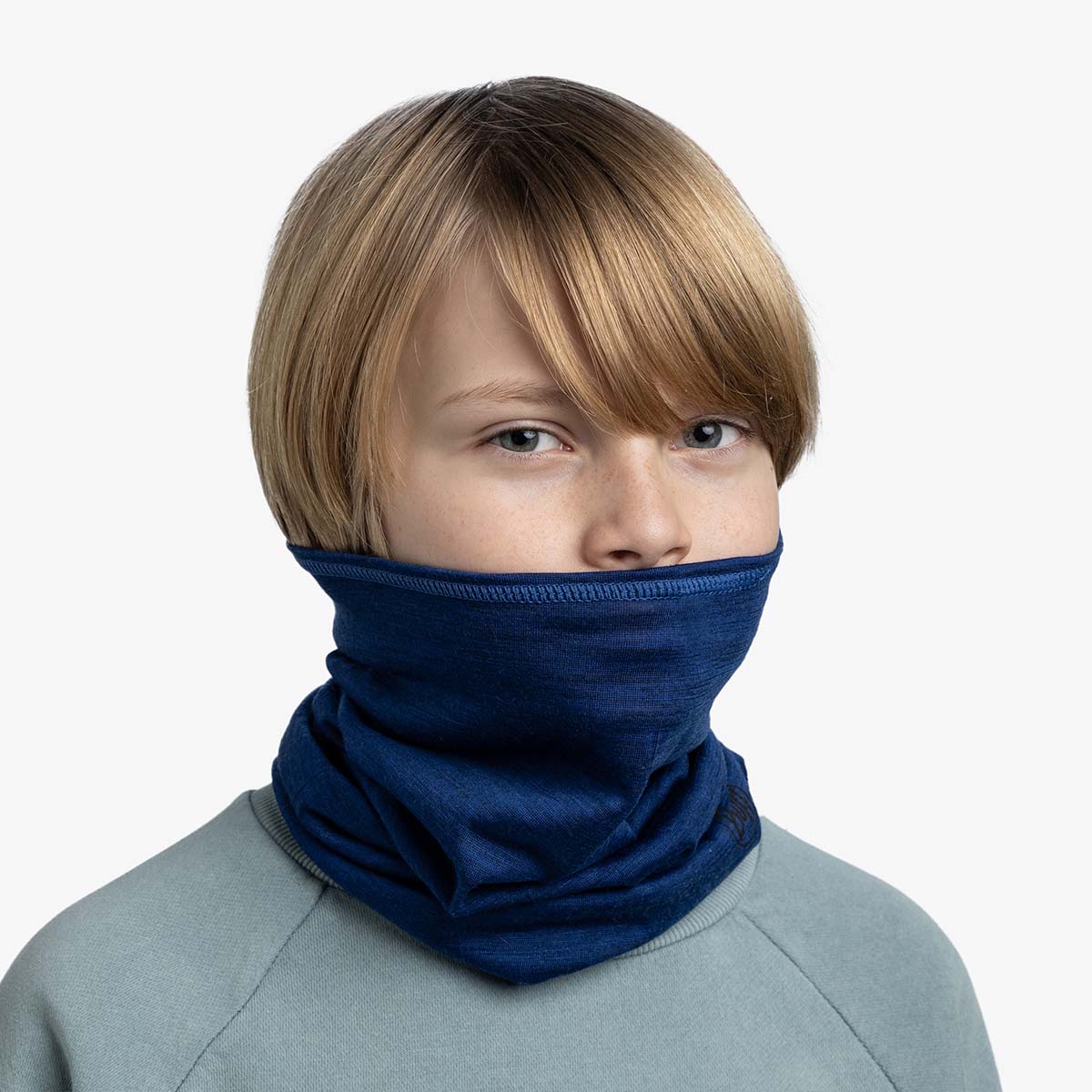 Buff Merinould LW, junior (Solid Cobalt)