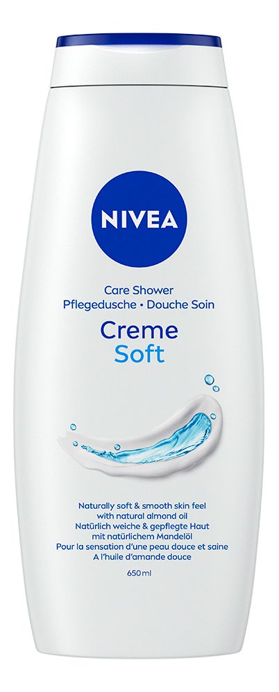 Nivea Cream Soft Care Shower - 650 ml.