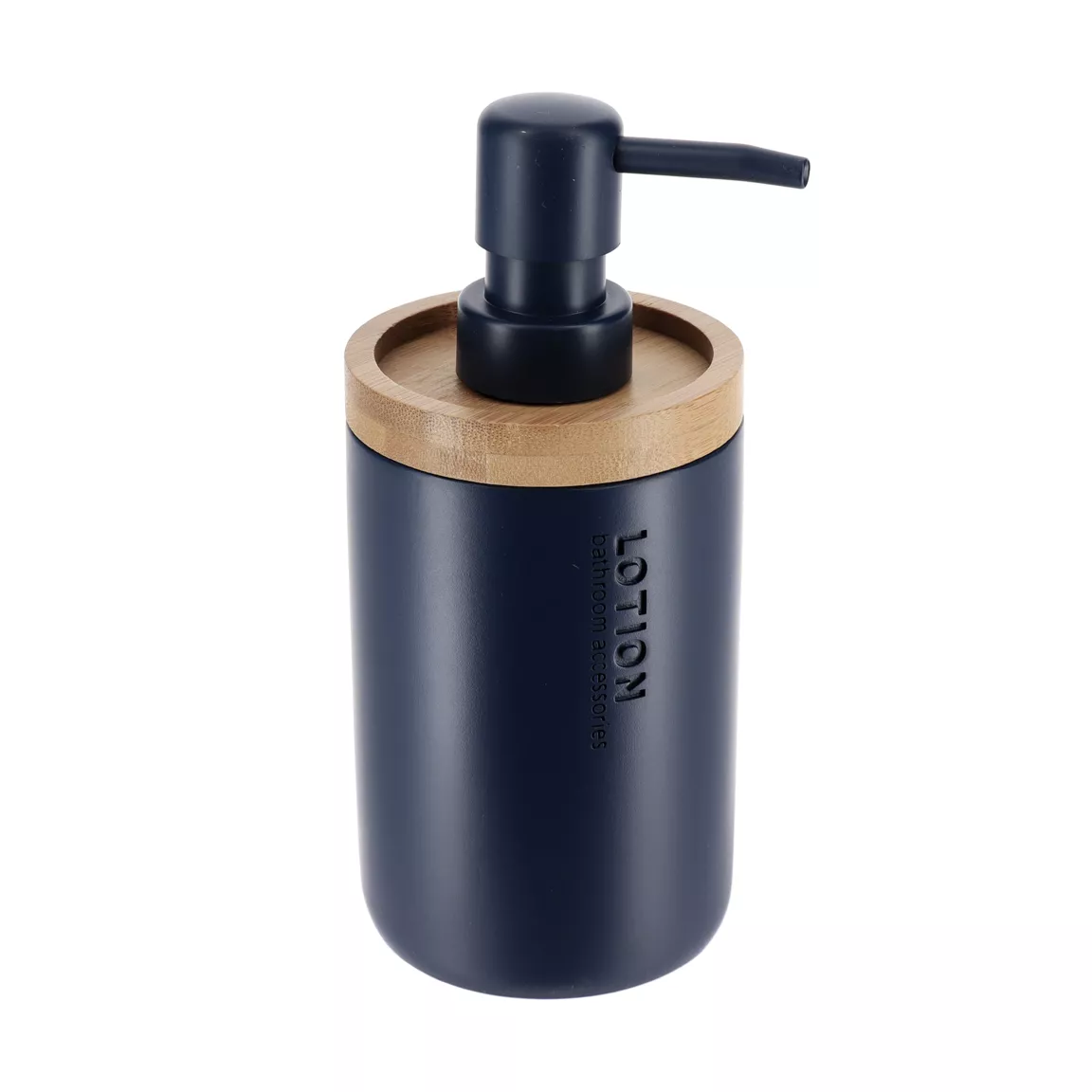 Set d'accessoires salle de bain Purebamboo Bleu marine