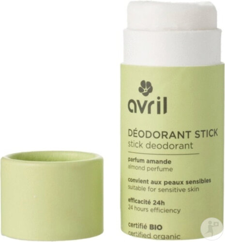 Avril Déodorant Parfum Amande Peaux Sensibles Stick 50g