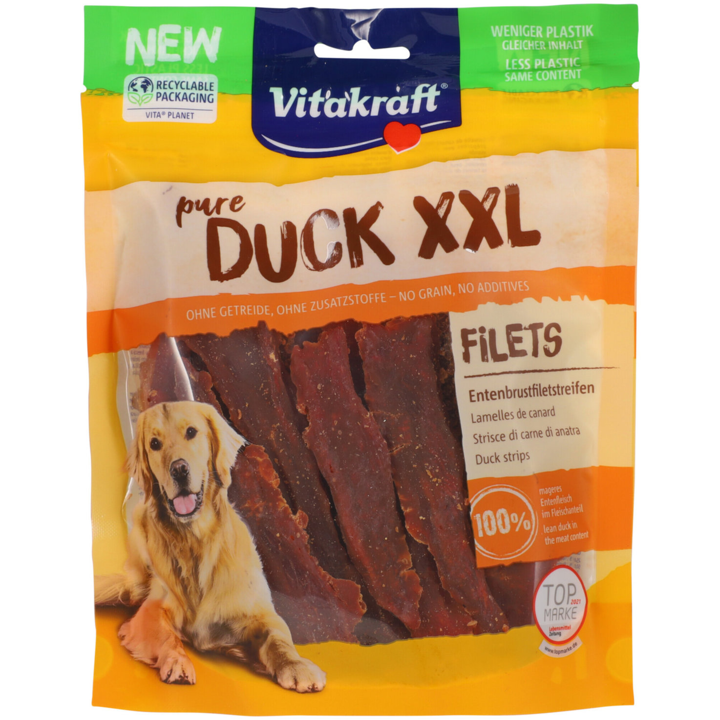 Vitakraft Hundesnack Entenbrusttstreifen XXL