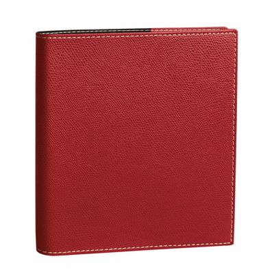 Agenda Club Executif - 1 semaine sur 2 pages - 16 x 16 cm - rouge - Quo Vadis