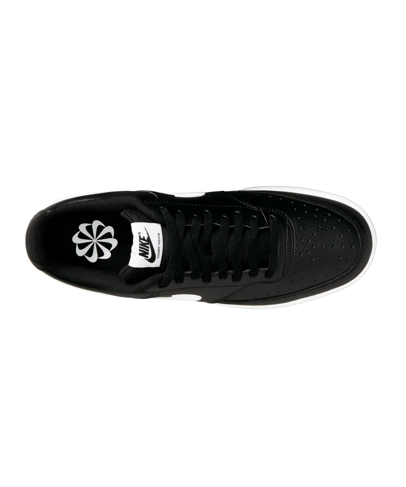 Nike Court Vision Low Schwarz Weiss F001