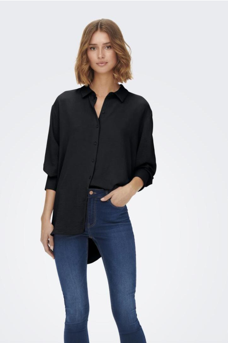 Jacqueline de Yong zwarte dames blouse
