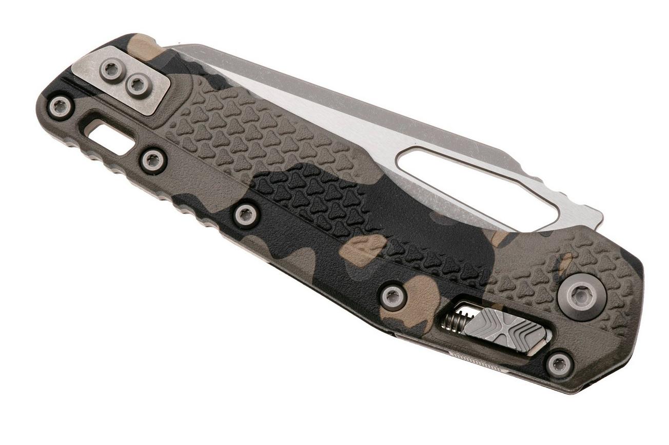 Microtech MSI Standard Issue 210T-10APPMTC, Apocalyptic Stonewashed M390MK, Tactical Camo Tri-Grip Polymer zakmes