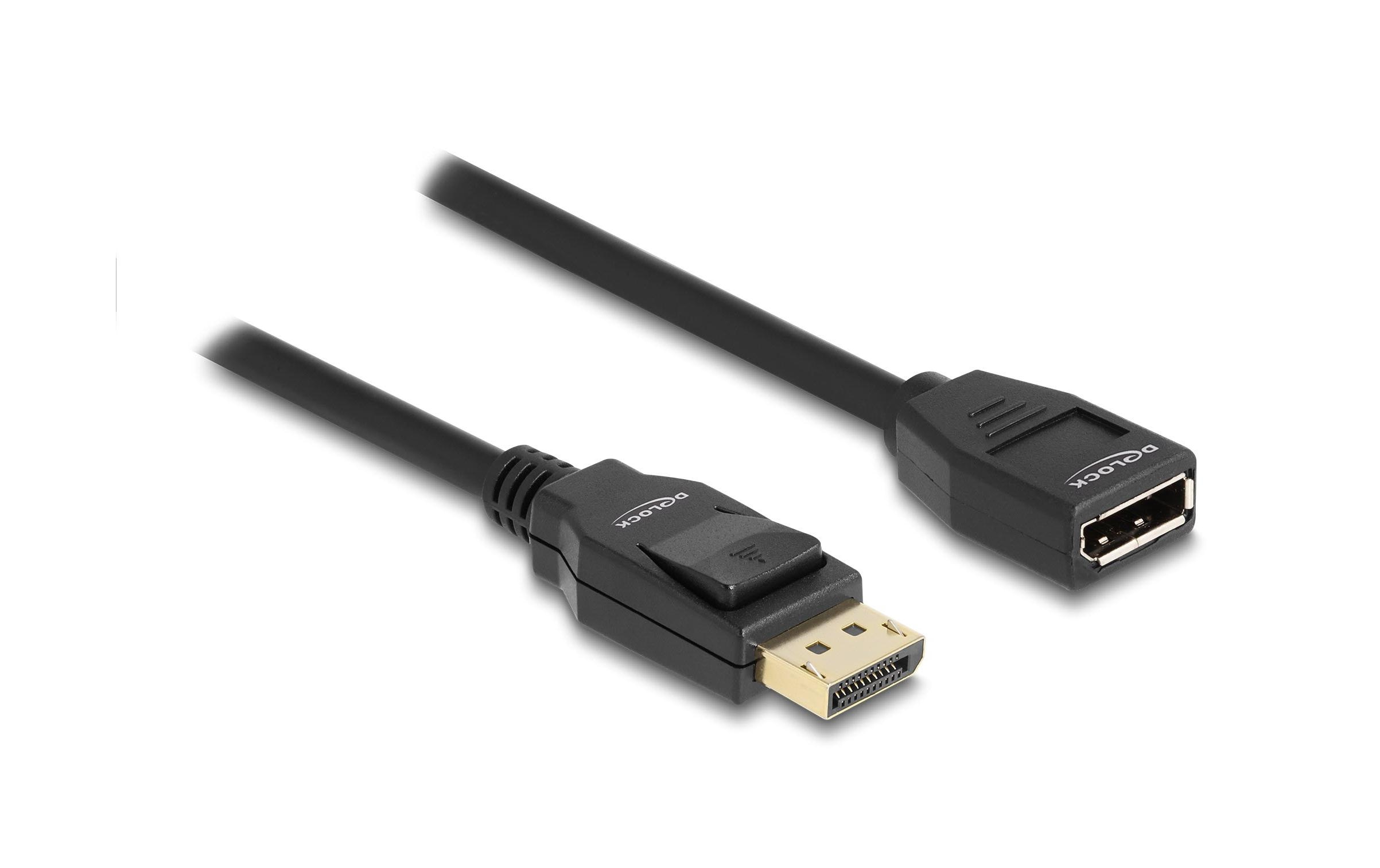 Verlängerungskabel 4K 60 Hz DisplayPort - DisplayPort, 3 mDelock DisplayPort 1.2 Verlängerungskabel 4K 60 Hz 3 m