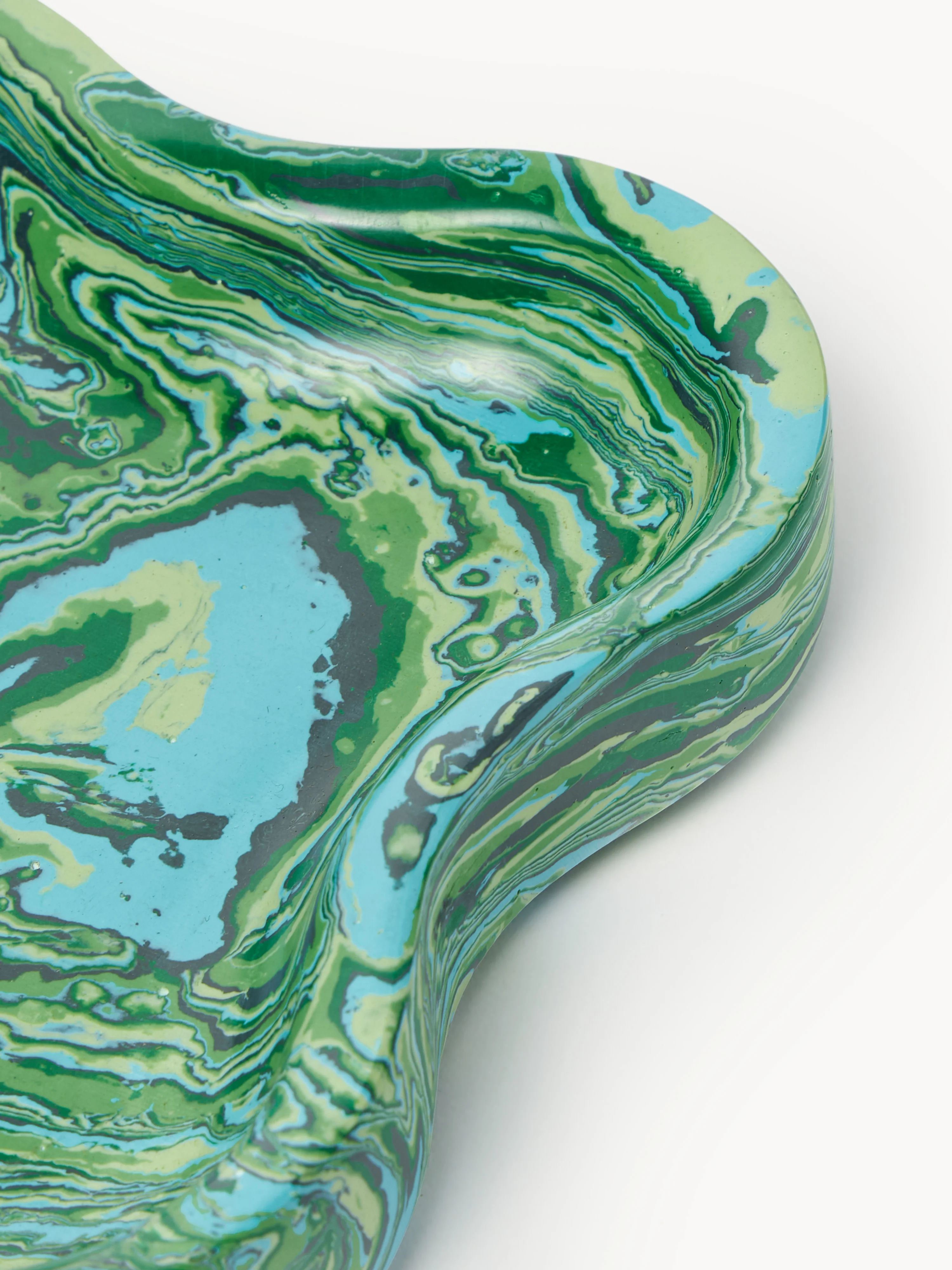 Decoratieve schalen Elara van kunstmarmer, 6-delig
