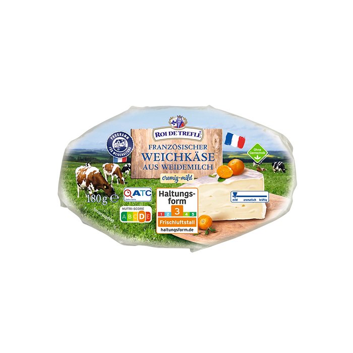 ROI DE TREFLE Weichkäse Weidemilch 180 g, Cremig-Mild
