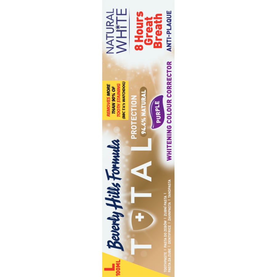 Beverly Hills Formula Natural White Zahnpasta Charcoal Whitening 100 ml