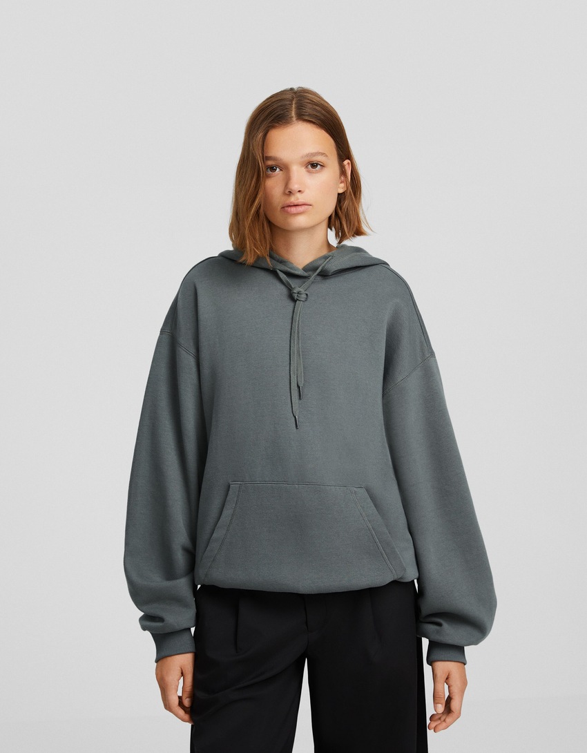 Moletom oversized com bolso