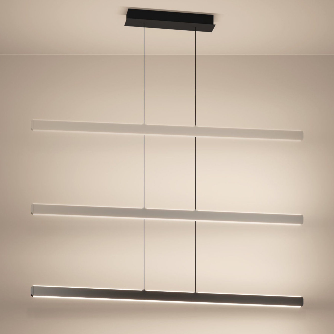 Hanglamp Ciggiano 150 cm zwart