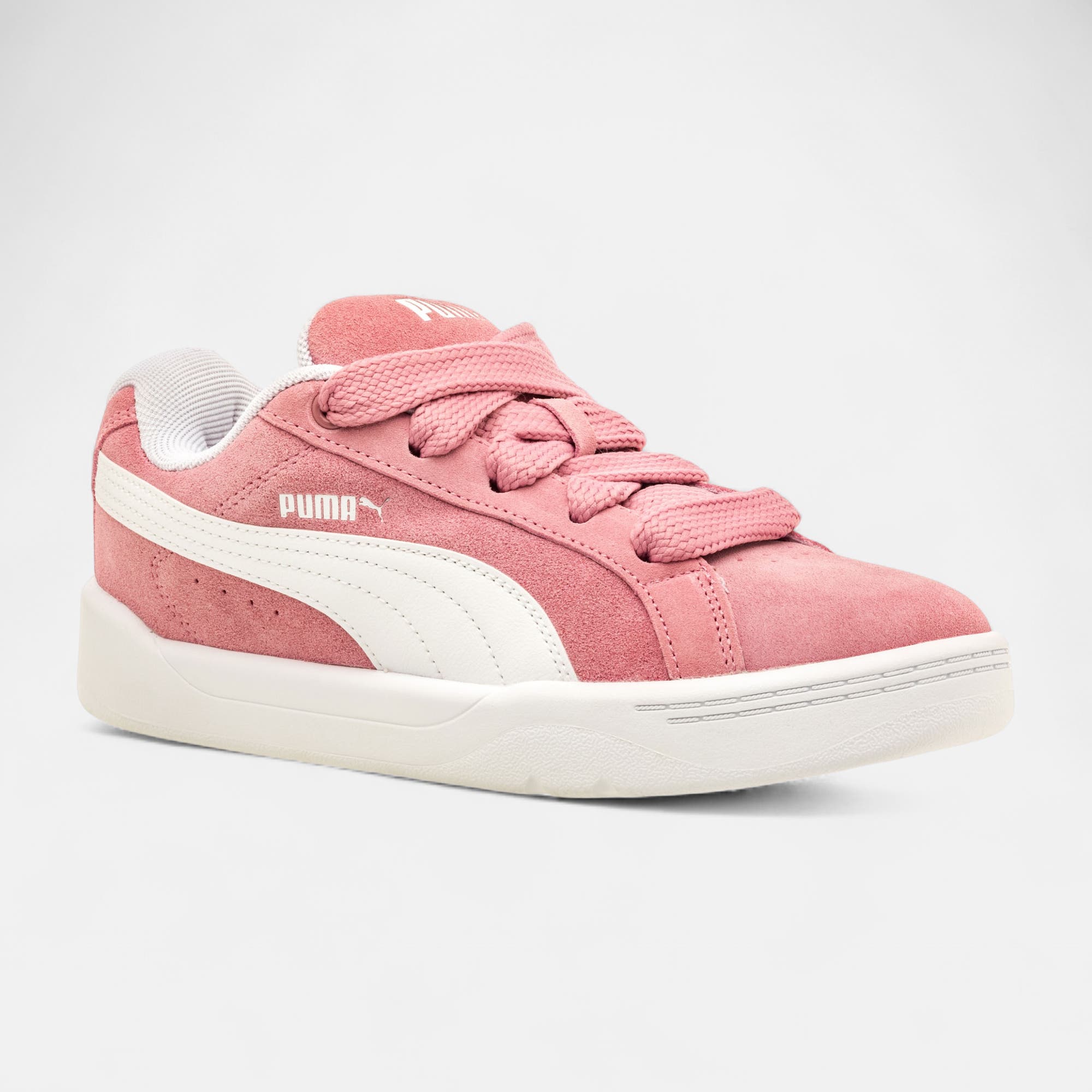 Sneakers Fille en cuir rose