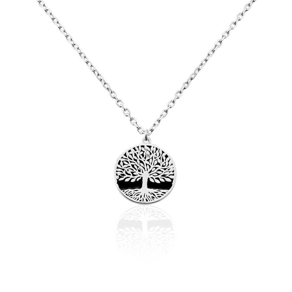 Collier Maximiliano Argent Blanc