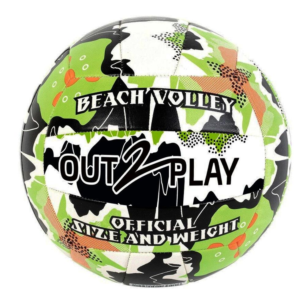 Ballon de Beach Volley Vert à Imprimés