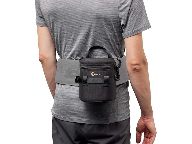 Lowepro Objektivtasche ProTactic LCS 11 x 15 III Gepolsterte Tasche mit Zurrgurt für Objektive bis zu 11 cm Durchmesser und 15 cm Länge