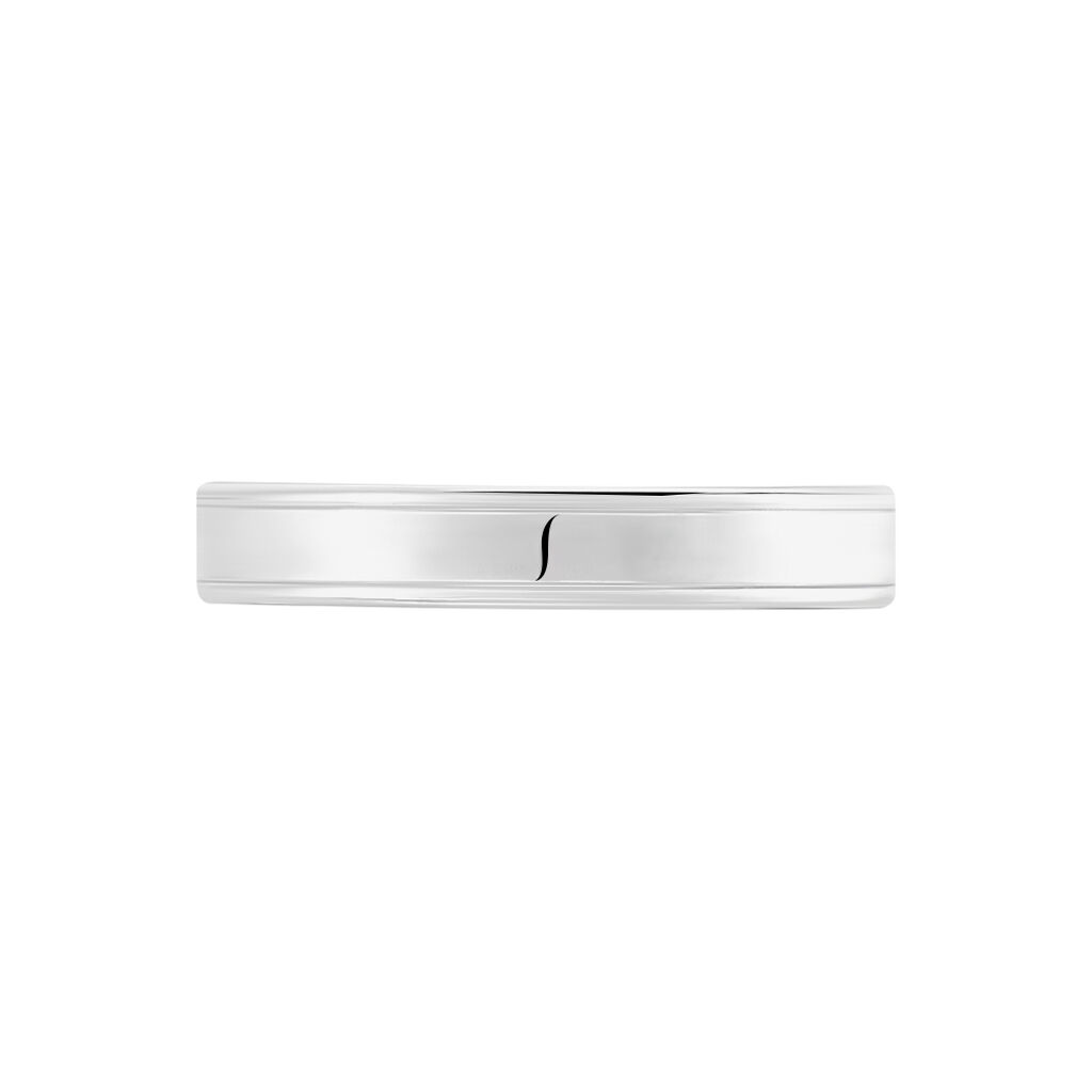 Alliance Beatrice Ruban Plat Or Blanc