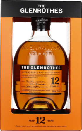 THE GLENROTHES 12 YEARS SINGLE MALT 70CL