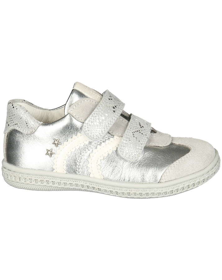 Klett-Halbschuhe ASTERISCO PUNTI in silber