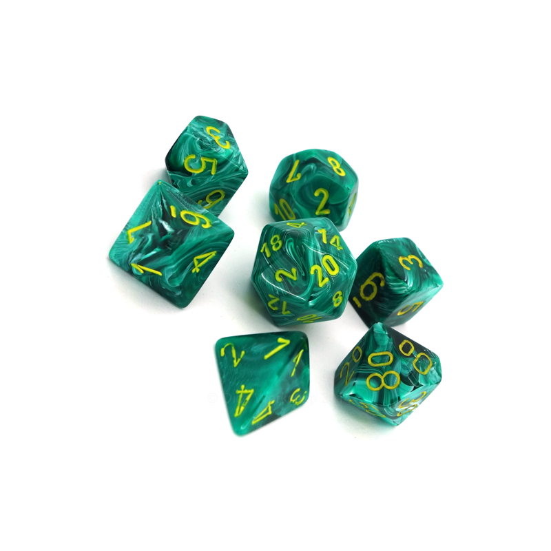 7 dés * vortex * Vert malachite